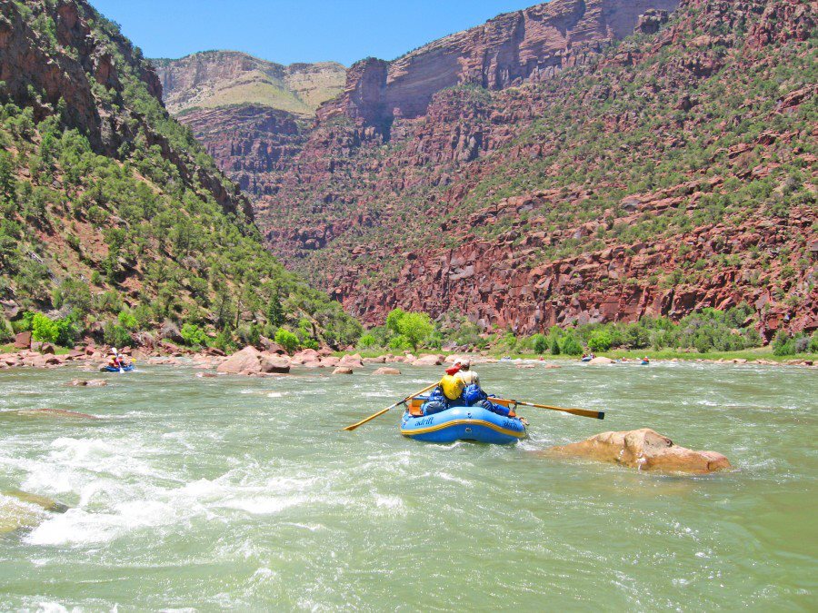 rafting dinosaur national monument